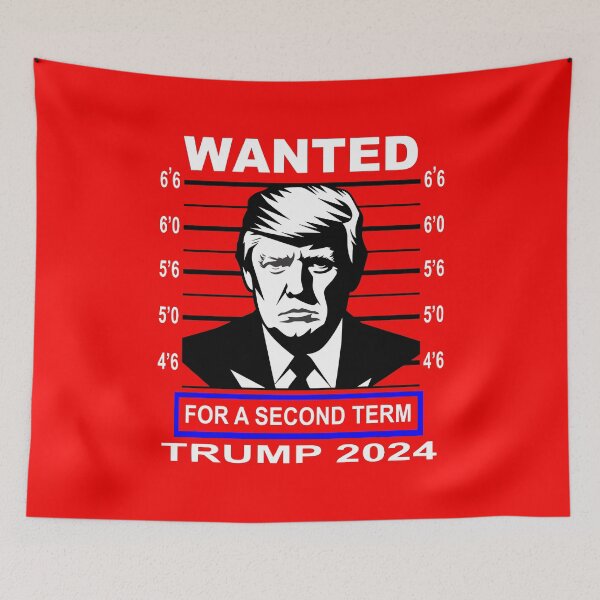 Item preview, WANTED Trump 2024 designed and sold by dhajr.