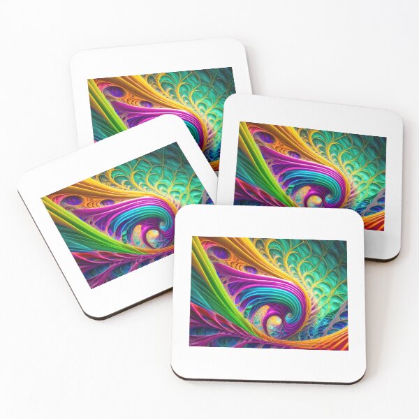 Item preview, A Mesmerizing 3D Abstract Multicolor Visualization designed and sold by digoarpi.