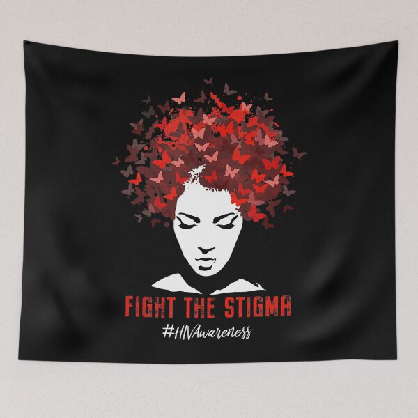 Item preview, HIV AIDS Awareness Month Fight The Stigma Women's Vintage designed and sold by defabiosofxs.