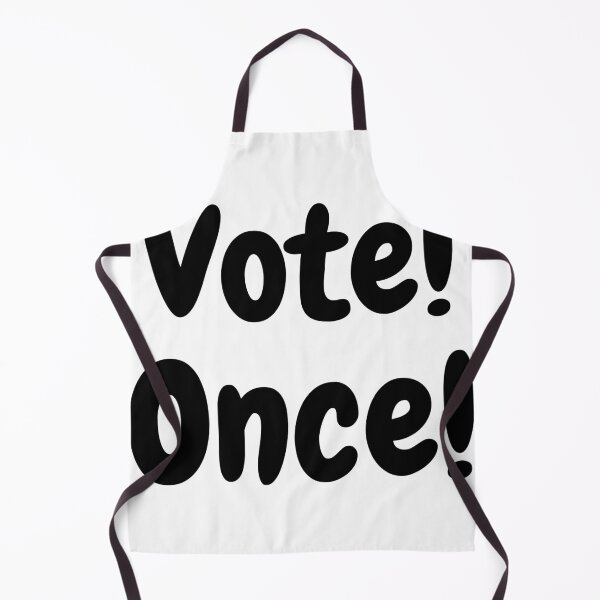 Item preview, Vote! Once! - Political T-shirts designed and sold by SavvySeller.