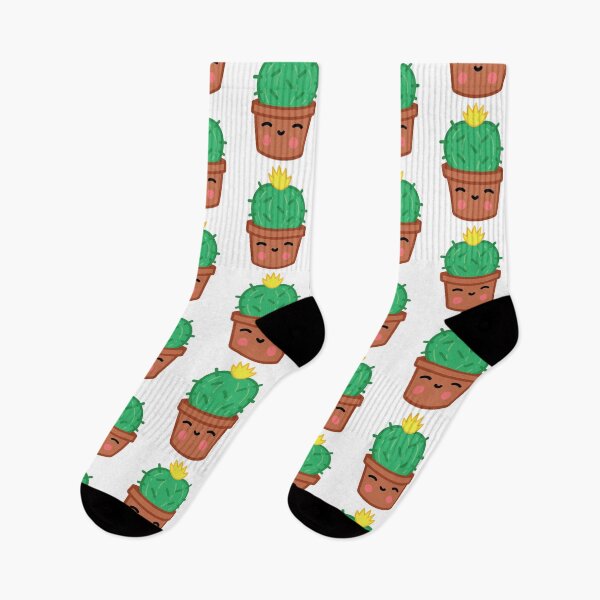 Item preview, Cute cactus in flower pot #2 designed and sold by yabaprints.