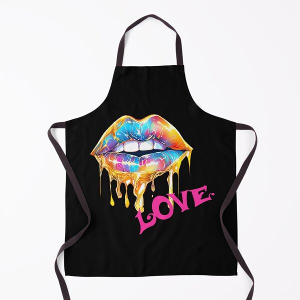 Item preview, Love colorful lip - a mouth to kiss designed and sold by WallGemsArt.