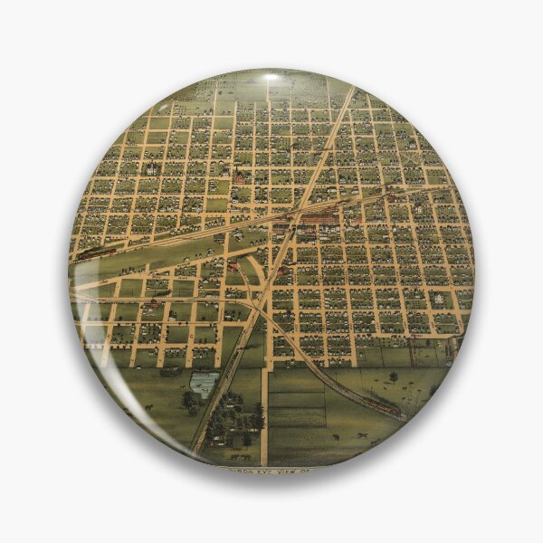 Item preview, Mattoon, Illinois (1884) designed and sold by allhistory.
