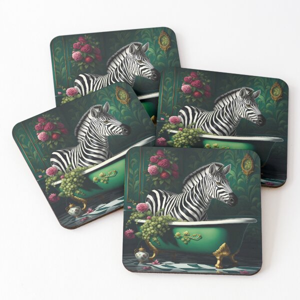 Item preview, Zebra in the bathtub  designed and sold by Angelandspot.