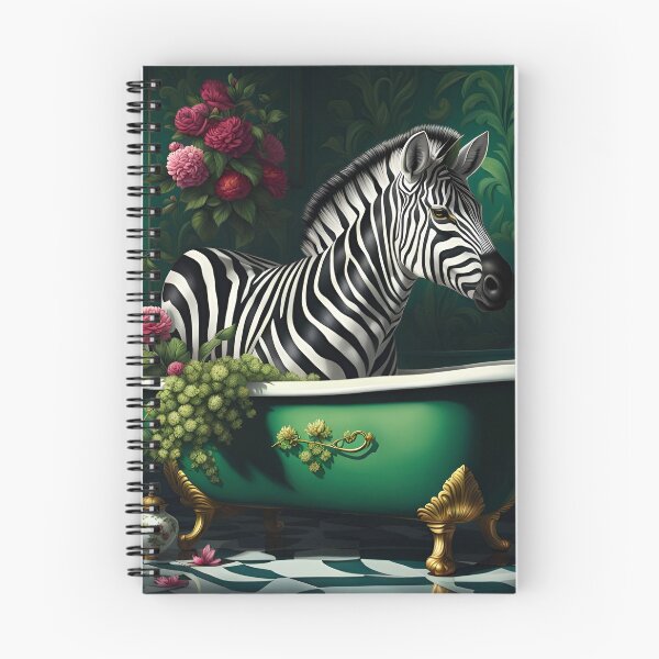 Item preview, Zebra in the bathtub  designed and sold by Angelandspot.