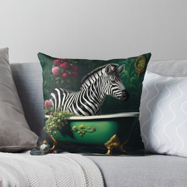 Item preview, Zebra in the bathtub  designed and sold by Angelandspot.