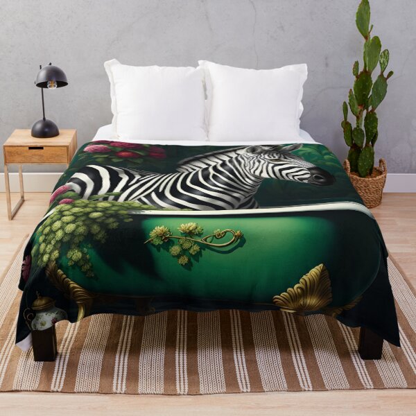 Item preview, Zebra in the bathtub  designed and sold by Angelandspot.