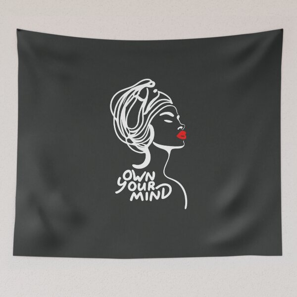Item preview, Own Your Mind, You are stronger than you think. Own Your Mind reminds you that you have the inner strength to overcome any challenge.  A reminder to take ownership of your mental well-being.  designed and sold by bubblylive.