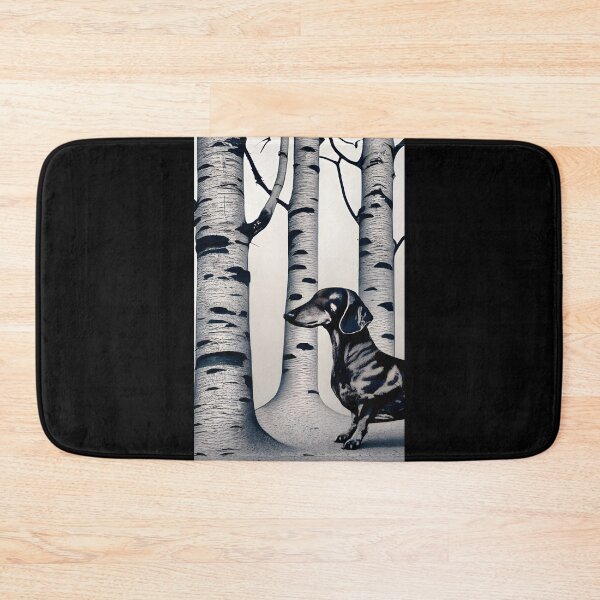 Item preview, Next to the tree designed and sold by DachshundsOnRB.