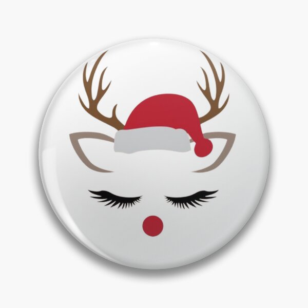 Aperçu de l'œuvre jolis cils de renne de Noël créée et vendue par SepiBear.