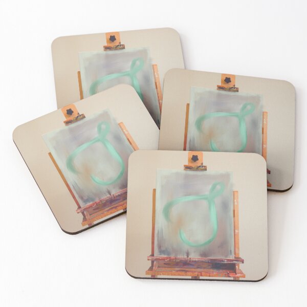 Item preview, Letter J on canvas 2022 designed and sold by Anovaart.