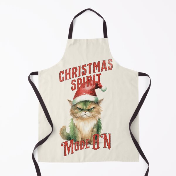 Item preview, Christmas Spirit Mode ON - Christmas Cat Grinch designed and sold by Sara-Design2.