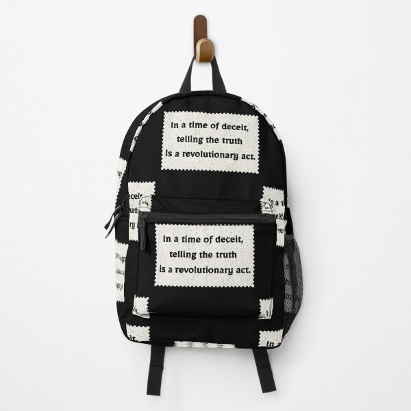 Item preview, In A Time Of Deceit, Telling The Truth Is A Revolutionary Act. Anti-Propaganda designed and sold by Rebel-Design.
