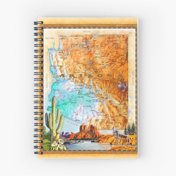 Item preview, Arizona Map designed and sold by Steve Breyer.