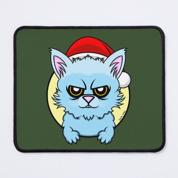 Item preview, Bad Cat in a Christmas Hat designed and sold by Dark-Inks.