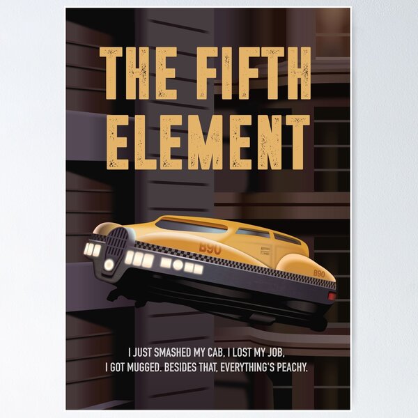 Item preview, The Fifth Element - Alternative Movie Poster designed and sold by MoviePosterBoy.