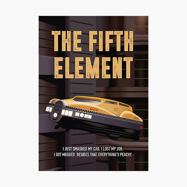 Item preview, The Fifth Element - Alternative Movie Poster designed and sold by MoviePosterBoy.