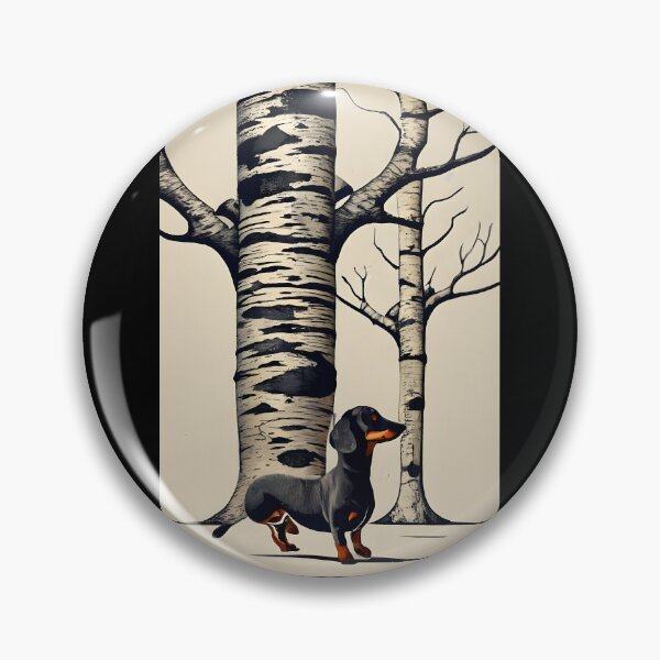 Item preview, Next to the tree designed and sold by DachshundsOnRB.