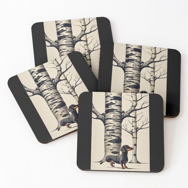 Item preview, Next to the tree designed and sold by DachshundsOnRB.