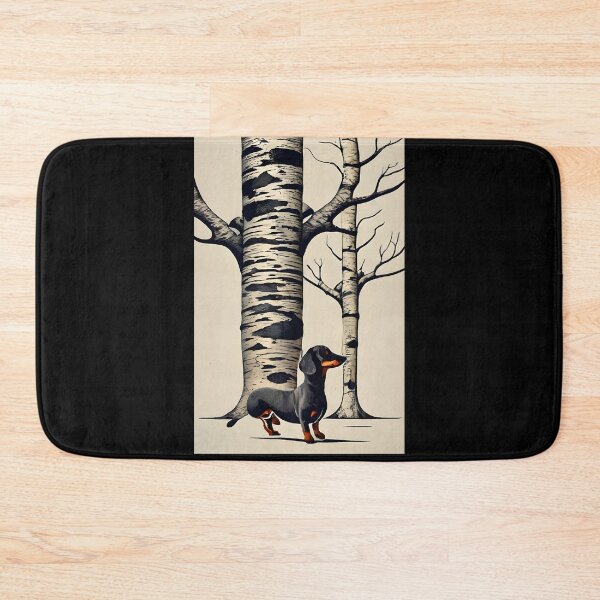 Item preview, Next to the tree designed and sold by DachshundsOnRB.