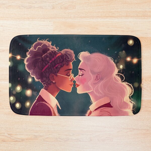 Item preview, Everything is better with fairylights | WLW christmas card designed and sold by LgbtqCards.