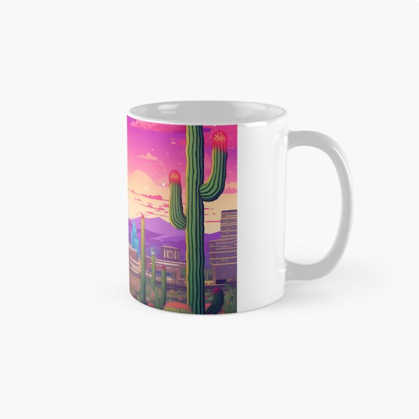 Item preview, Dusk in the Desert Metropolis designed and sold by sinsation-ai.