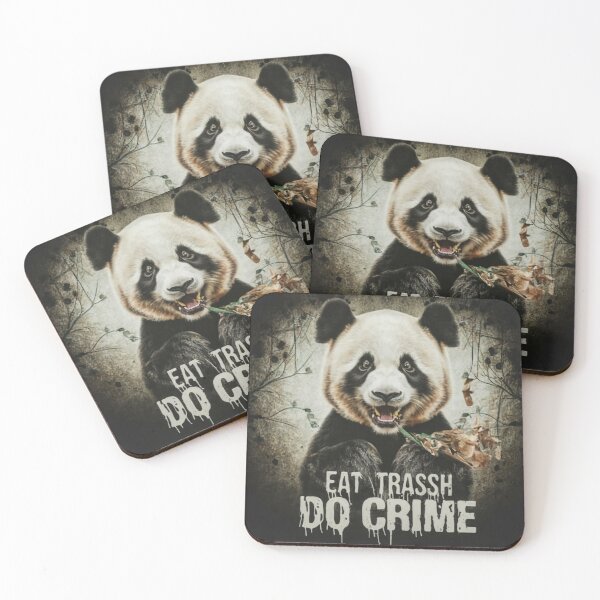 Item preview, "Eat trash do crime".funny panda lovers design . designed and sold by Obinne.