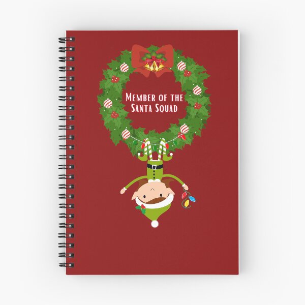 Item preview, Member of the Santa Squad ( cute hanging elf from a xmas wreath) designed and sold by WithAngela.