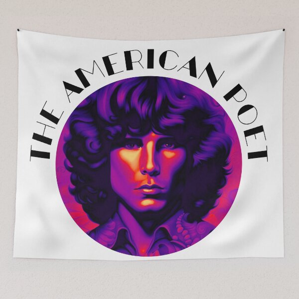 Artikelvorschau, TheAmericanPoet - Jim Morrison | Dunkelviolett entworfen und verkauft von TheAmericanPoet.