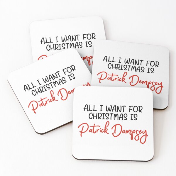Item preview, All I want for Christmas is Patrick Dempsey designed and sold by doodle189.