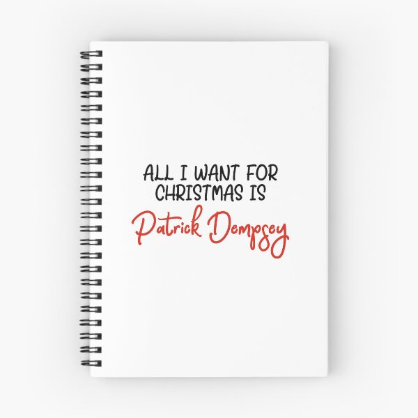 Item preview, All I want for Christmas is Patrick Dempsey designed and sold by doodle189.