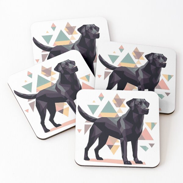 Item preview, Black Labrador Retriever - Polygon Art designed and sold by Fantes.