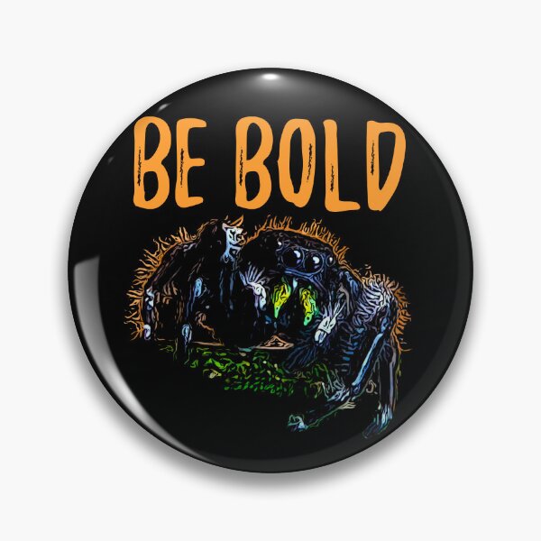 Item preview, Male Bold Jumping Spider Be Bold Orange designed and sold by Zurickdesigns.