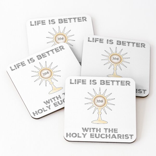 Item preview, Life is Better with the Holy Eucharist designed and sold by KTSubz Faith & Fun Designs.