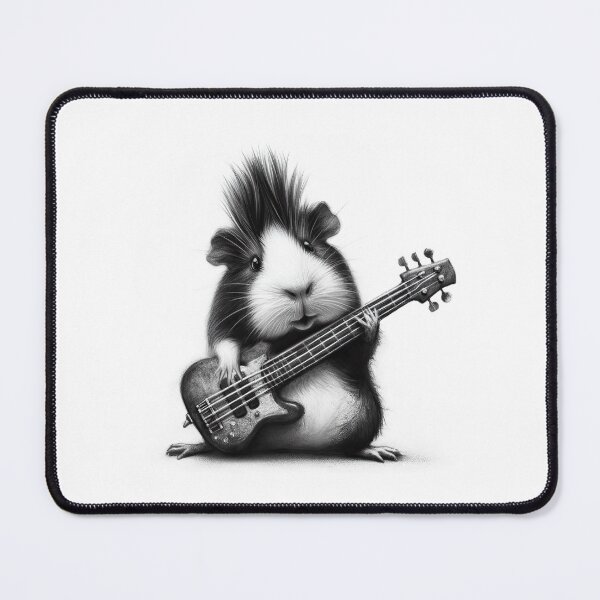 Item preview, Guinea Pig Bass player designed and sold by FurryBeats.
