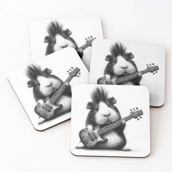 Item preview, Guinea Pig Bass player designed and sold by FurryBeats.