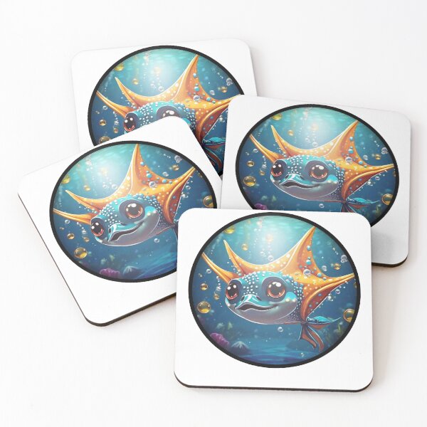 Item preview, Bubble Ballet with Ray - Whimsical Underwater T-shirt for Ocean Lovers designed and sold by zax454.