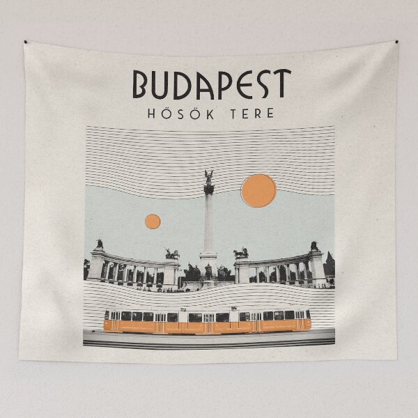 Item preview, Budapest Digital Artwork designed and sold by SaxonEdits.