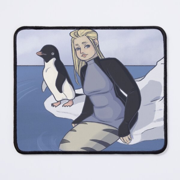Item preview, Winter Mermaid with Penguin  designed and sold by AliceMermaid.