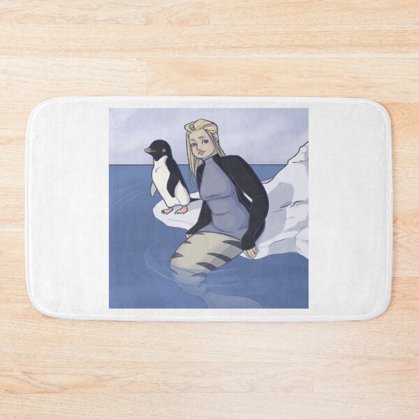 Item preview, Winter Mermaid with Penguin  designed and sold by AliceMermaid.
