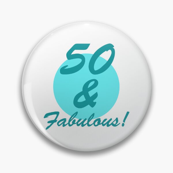 Item preview, 50 And Fabulous Birthday designed and sold by thepixelgarden.