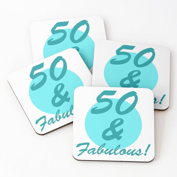 Item preview, 50 And Fabulous Birthday designed and sold by thepixelgarden.