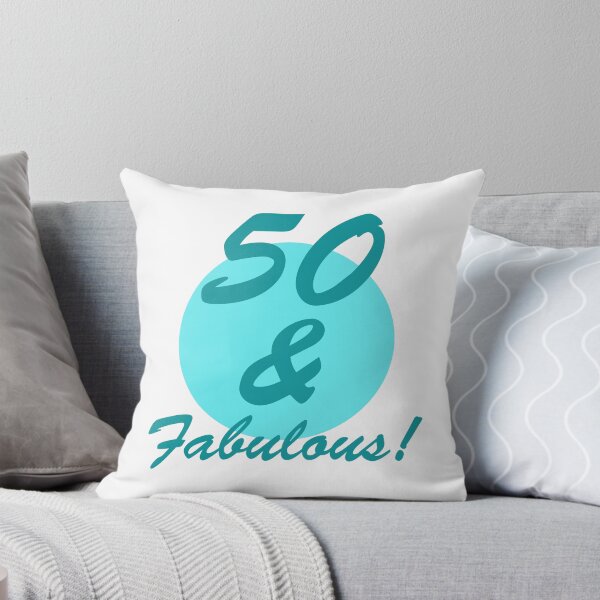 Item preview, 50 And Fabulous Birthday designed and sold by thepixelgarden.