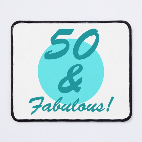Item preview, 50 And Fabulous Birthday designed and sold by thepixelgarden.