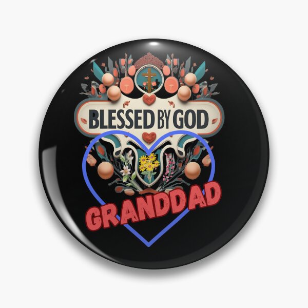 Item preview, BLESSED BY GOD GRANDDAD designed and sold by carlos crane.