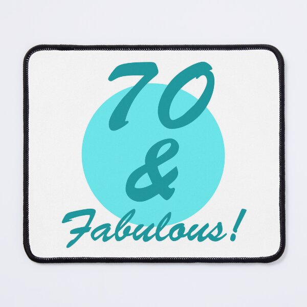 Item preview, 70 And Fabulous Birthday designed and sold by thepixelgarden.