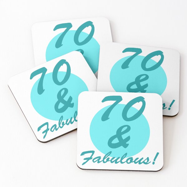 Item preview, 70 And Fabulous Birthday designed and sold by thepixelgarden.