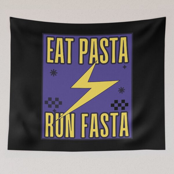 Item preview, Eat Pasta Run Faster designed and sold by OnTheTrend.