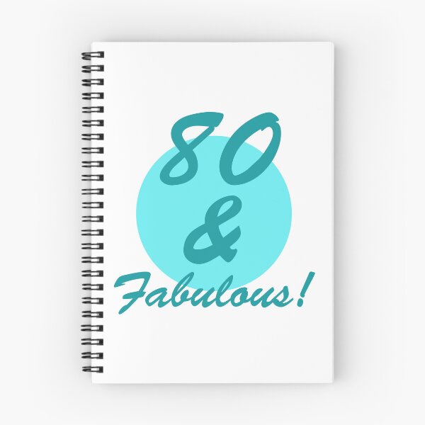 Item preview, 80 And Fabulous Birthday designed and sold by thepixelgarden.
