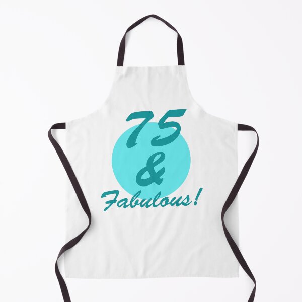 Item preview, 75 And Fabulous Birthday designed and sold by thepixelgarden.